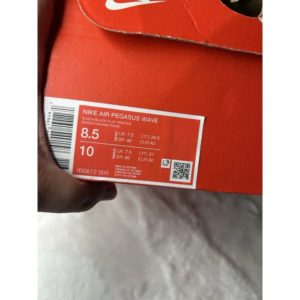Nike size pegasus